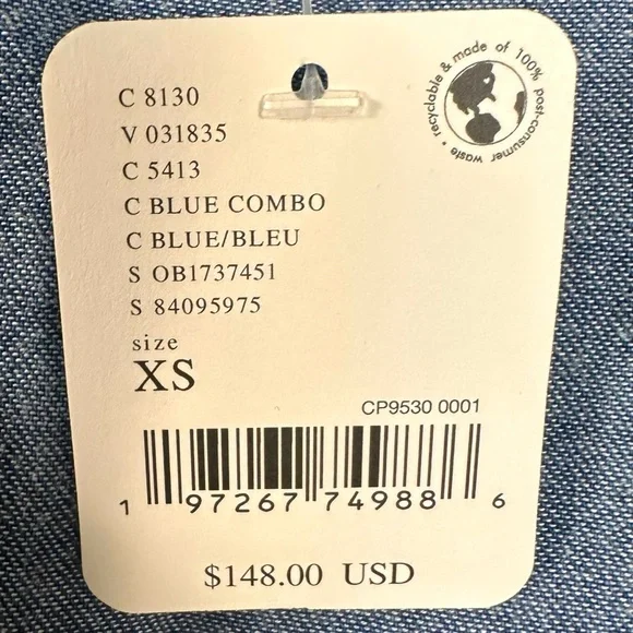 Free People Bohemian 70s Patches Of Denim Mini Dress XS NWT Patchwork Fall Retro - Picture 14 of 16